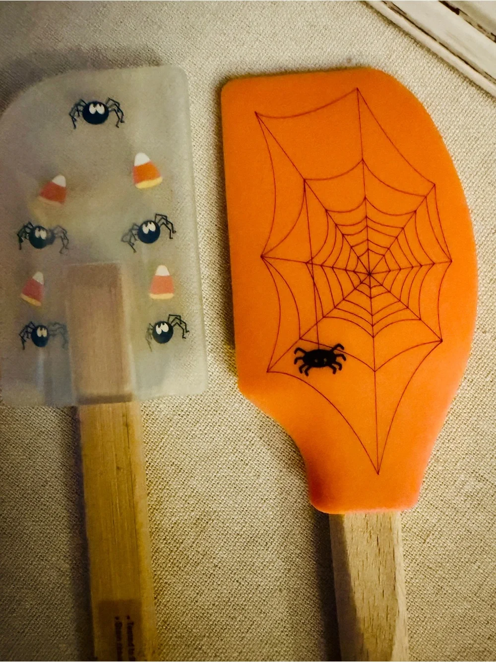 Vintage Halloween themed silicone spatulas set of 4